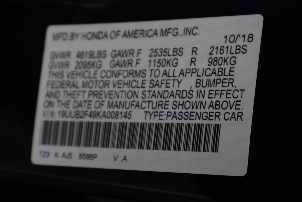 Used 2019 Acura TLX V6 w/ Technology Package FWD image 26