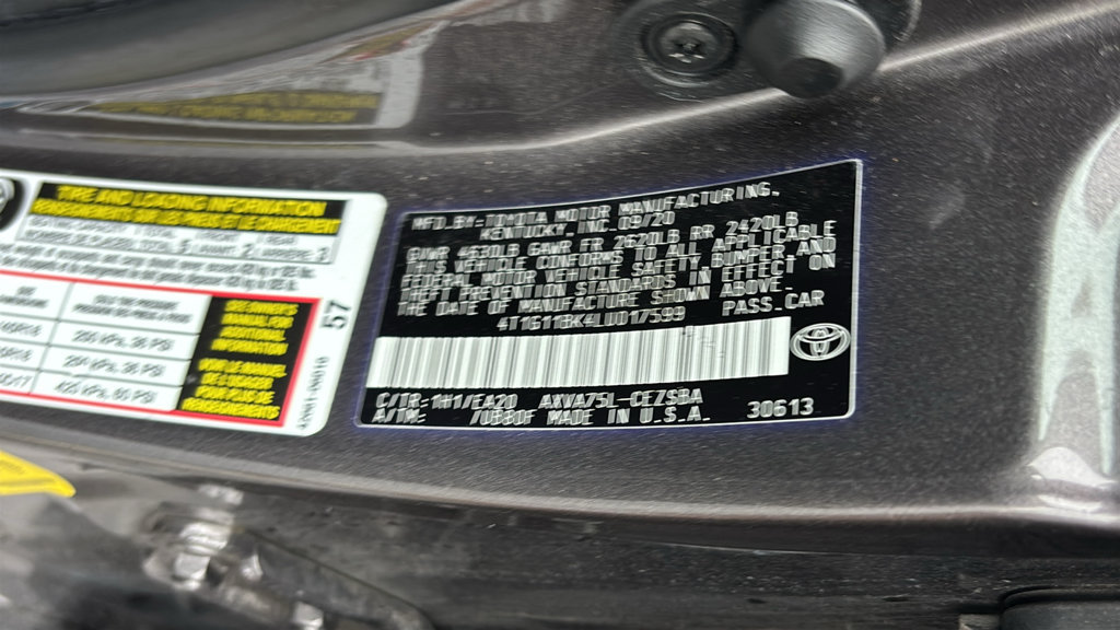 Used 2020 Toyota Camry SE w/ Cold Weather Package AWD/4WD image 30