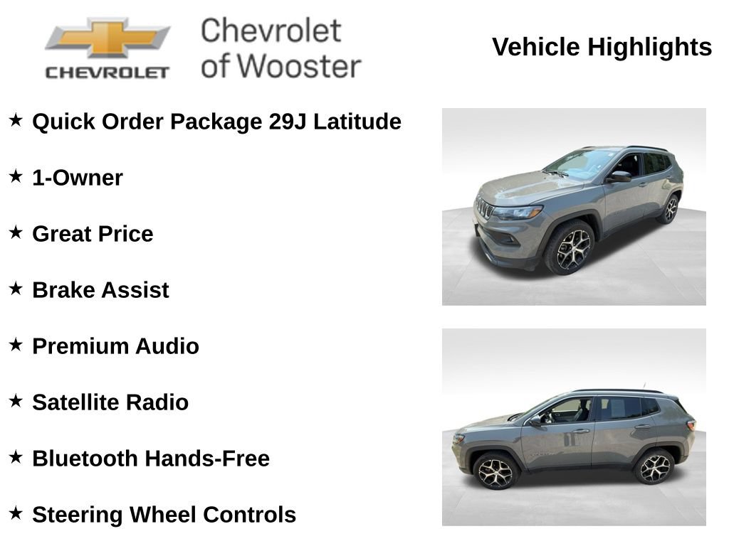 Used 2024 Jeep Compass Latitude AWD/4WD image 2