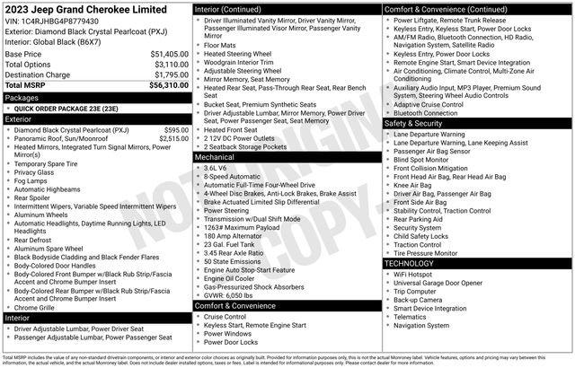 Certified 2023 Jeep Grand Cherokee Limited image 37