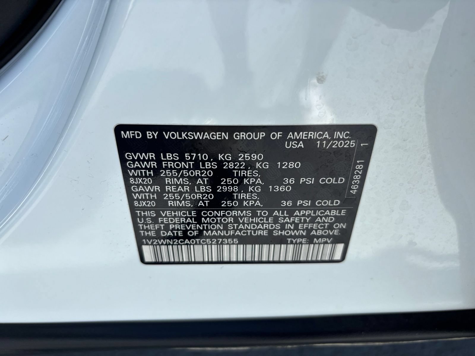 Used 2026 Volkswagen Atlas SE FWD image 32