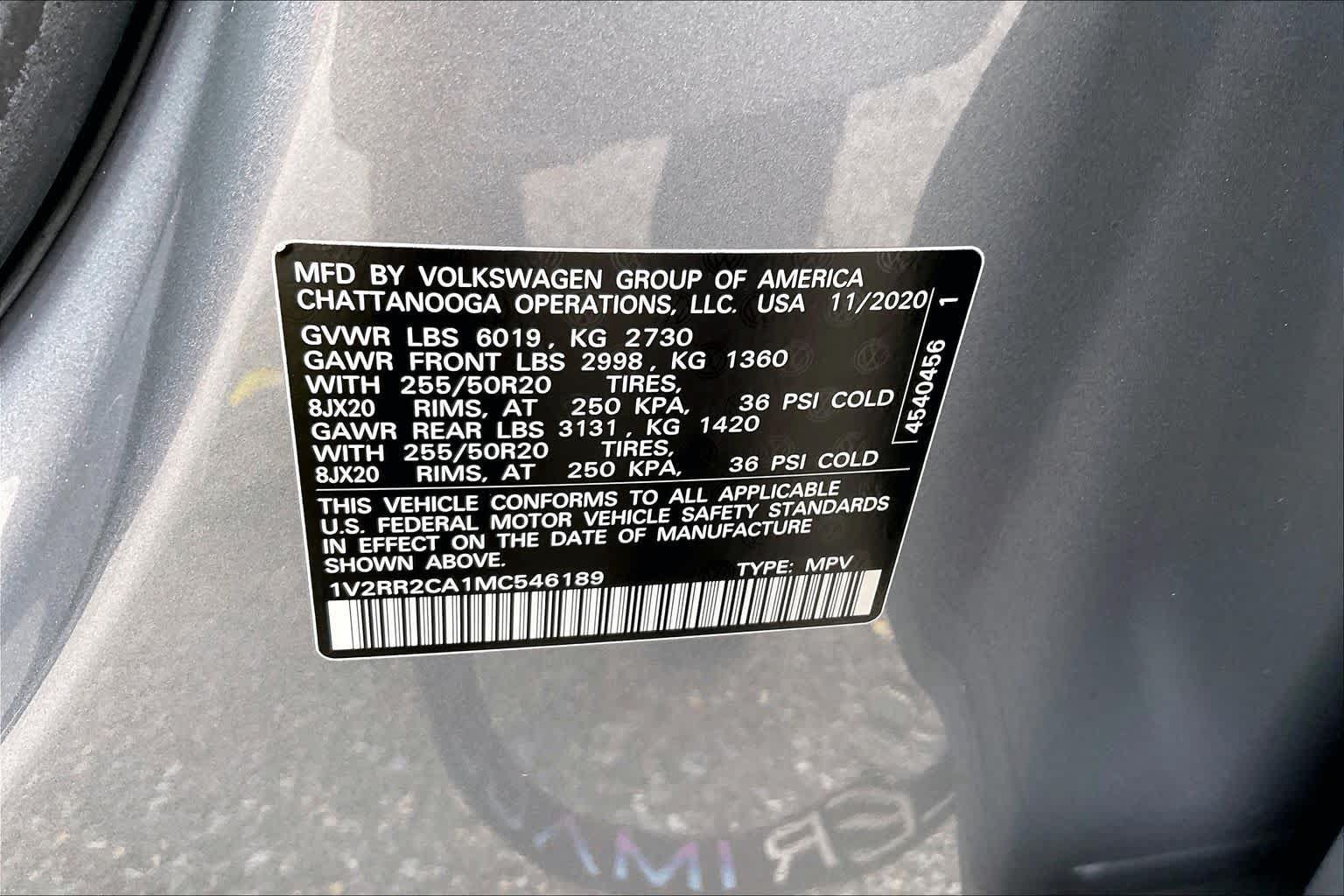 Used 2021 Volkswagen Atlas SE w/ Panoramic Sunroof Package AWD/4WD image 37
