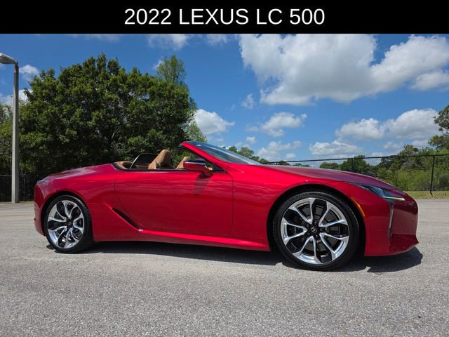 Used 2022 Lexus LC 500 Convertible w/ Touring Package RWD image 1