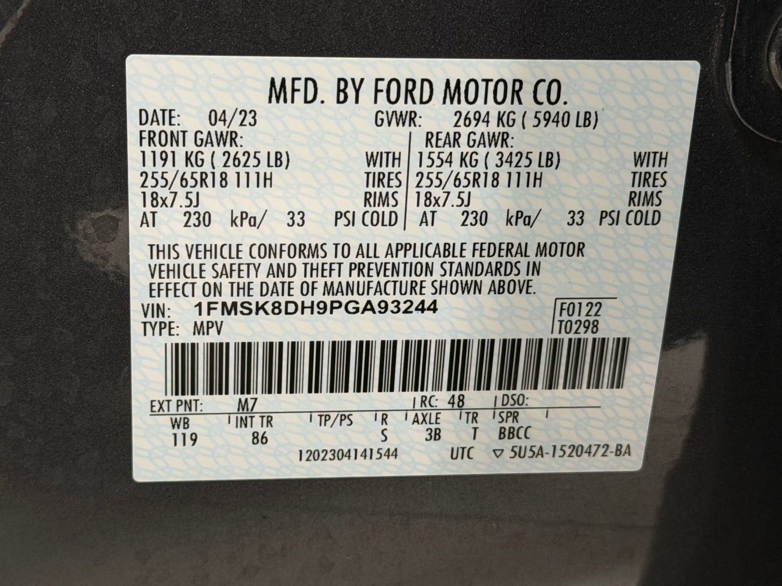 Used 2023 Ford Explorer XLT w/ Class IV Trailer Tow Package AWD/4WD image 18