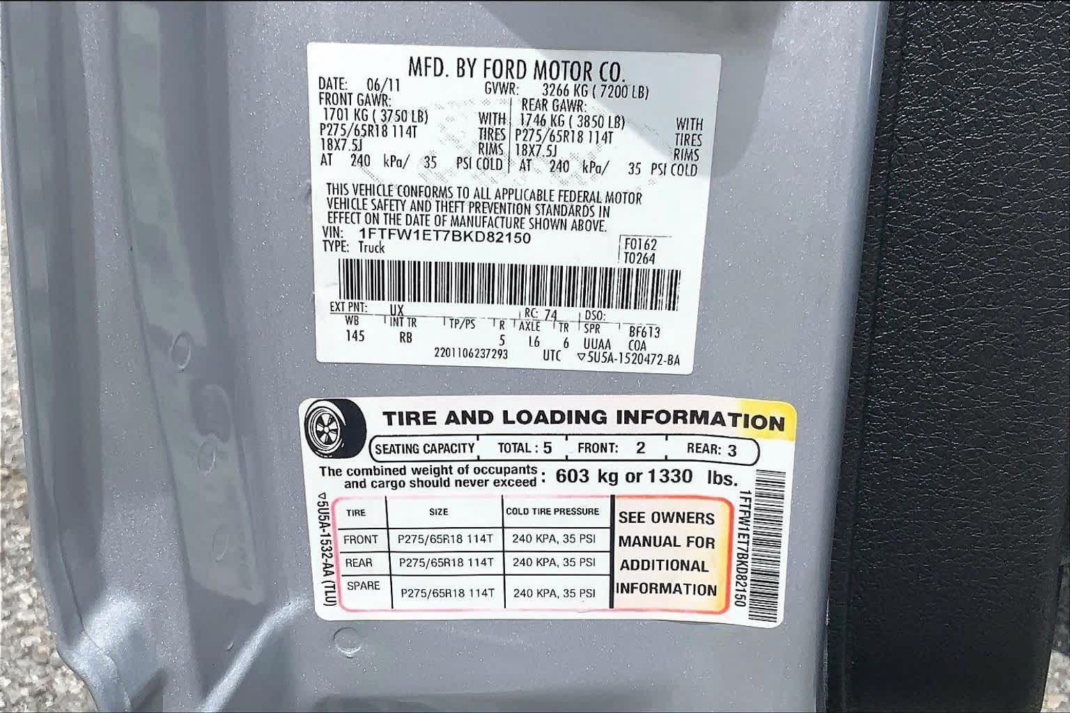 Used 2011 Ford F150 FX4 AWD/4WD image 30