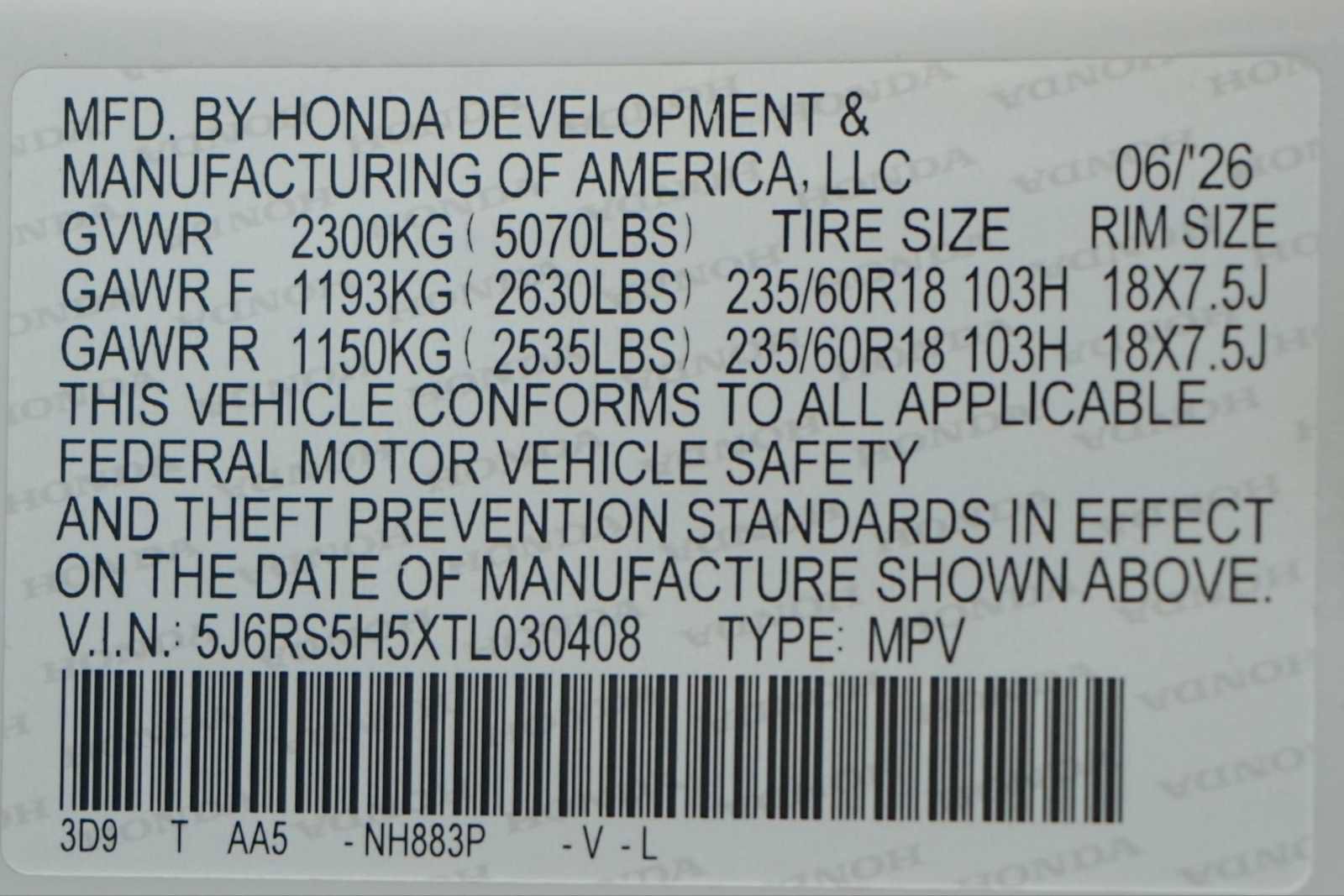 Certified 2026 Honda CR-V Sport image 30