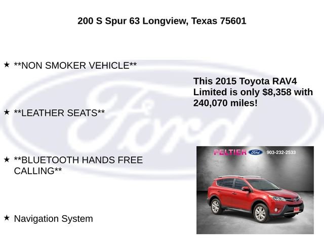 Used 2015 Toyota RAV4 Limited w/ Technology Package image 5