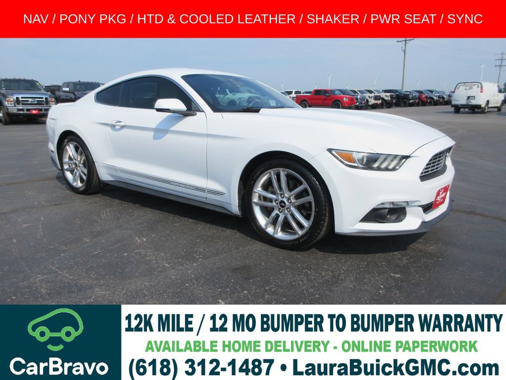 Used 2016 Ford Mustang Premium w/ Pony Package RWD image 1
