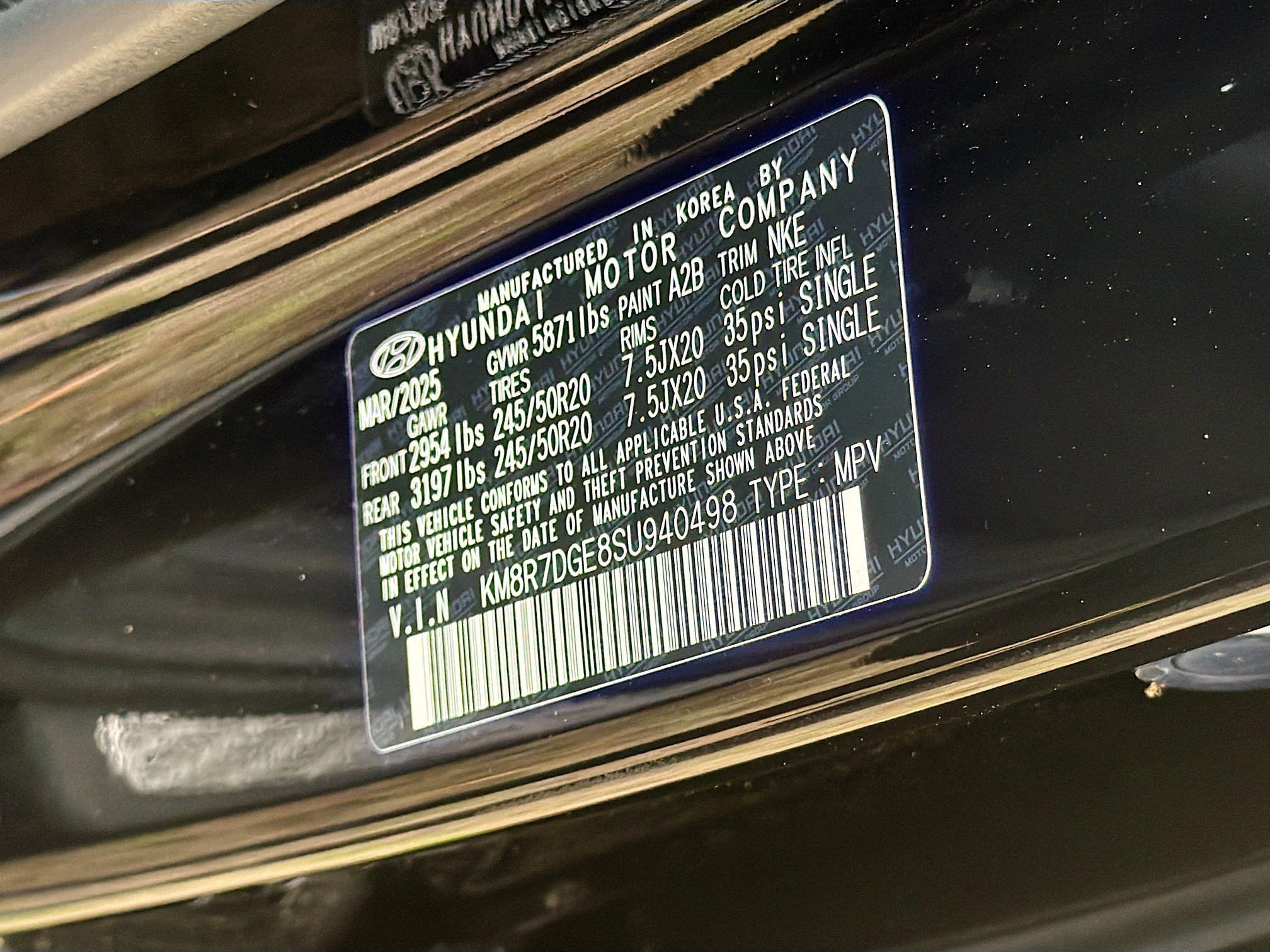 New 2025 Hyundai Palisade Calligraphy image 45