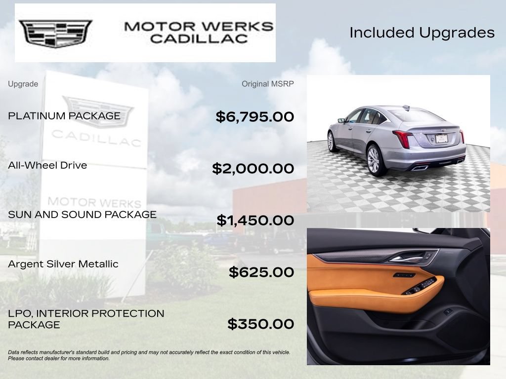 Certified 2026 Cadillac CT5 Premium Luxury w/ Platinum Package AWD/4WD image 4