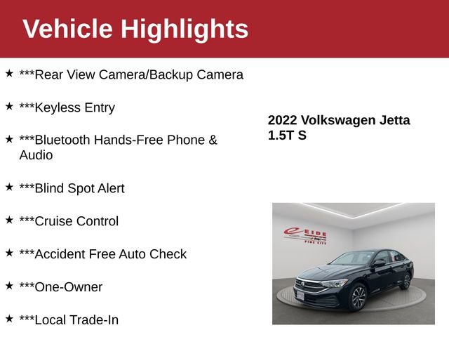 Used 2022 Volkswagen Jetta S image 3