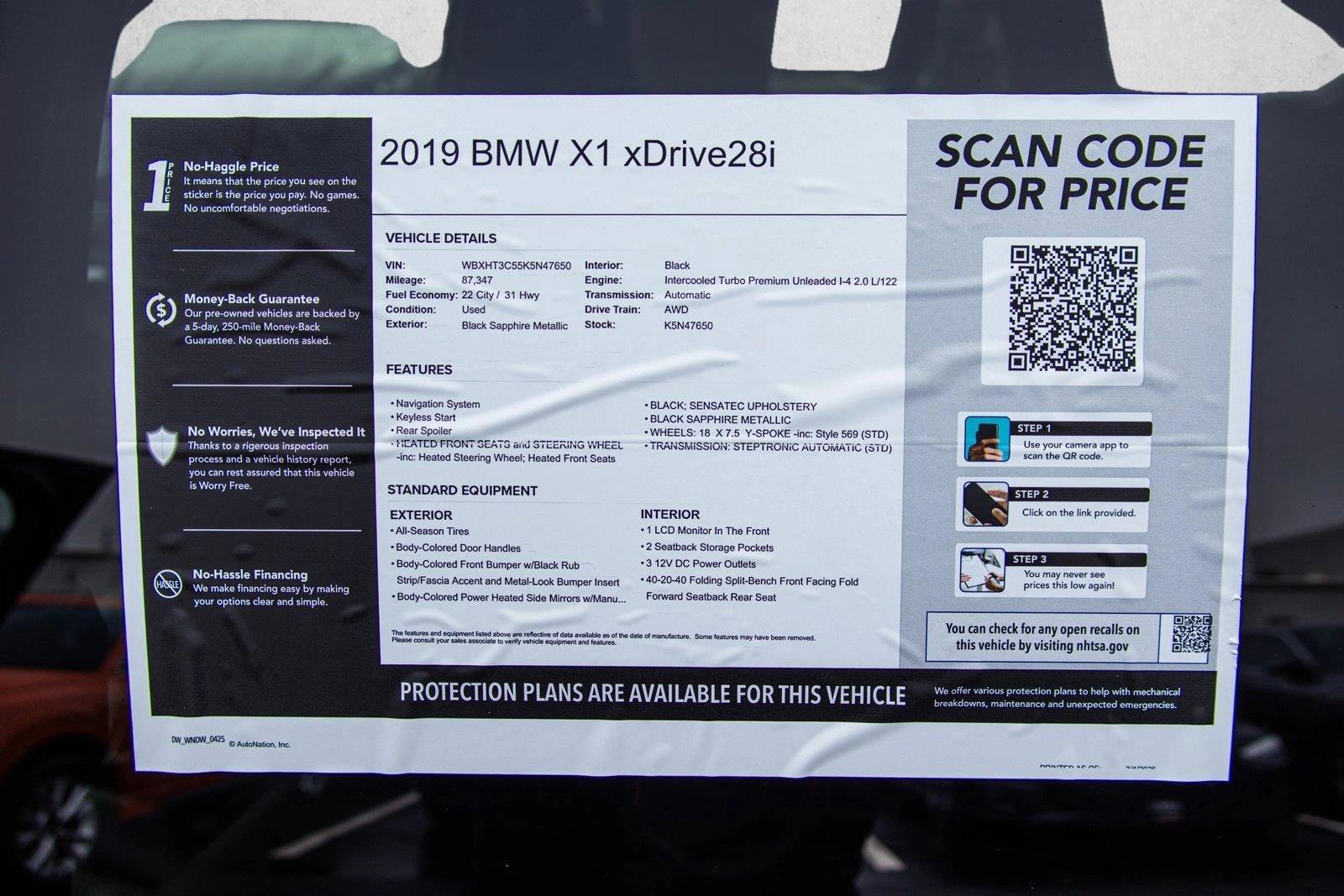 Used 2019 BMW X1 xDrive28i AWD/4WD image 29