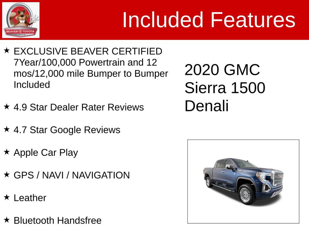 Used 2020 GMC Sierra 1500 Denali AWD/4WD image 4