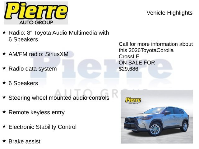 Used 2026 Toyota Corolla Cross LE AWD/4WD image 7