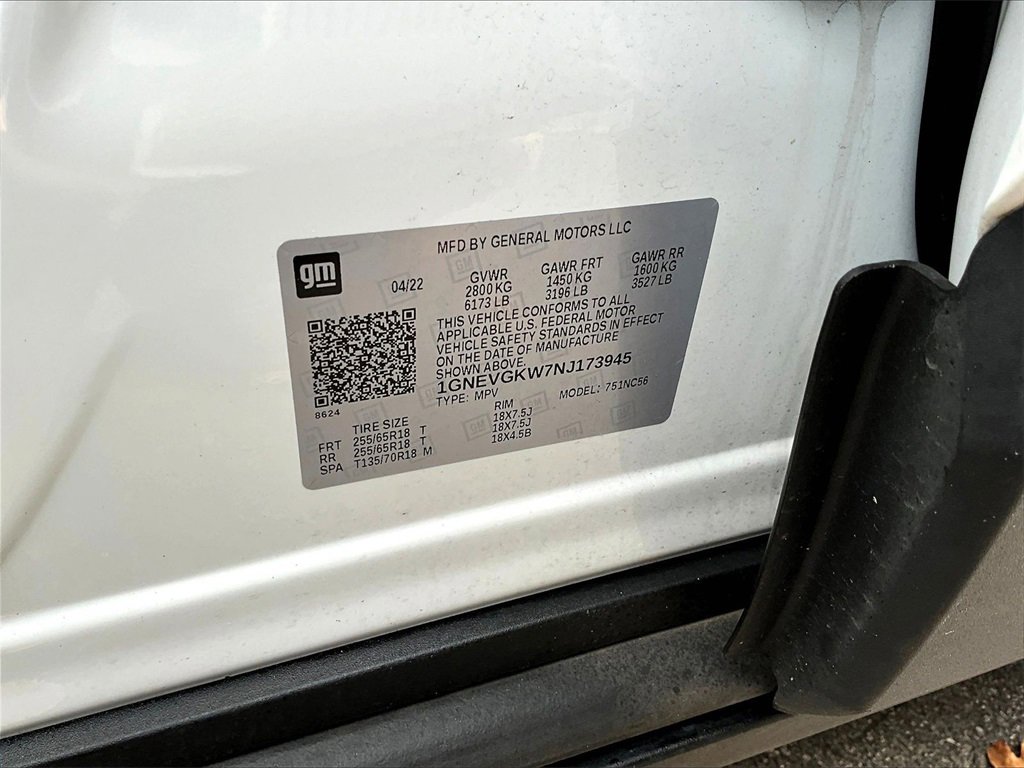 Used 2022 Chevrolet Traverse LT w/ LPO, Cargo Package image 37