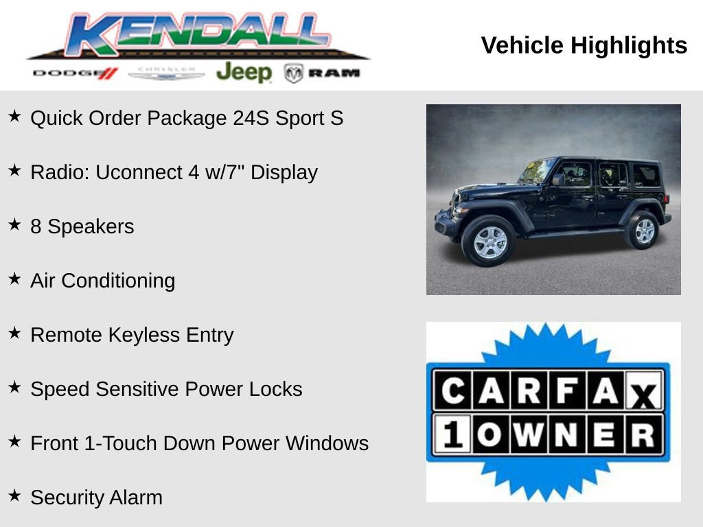 Certified 2022 Jeep Wrangler Unlimited Sport image 3