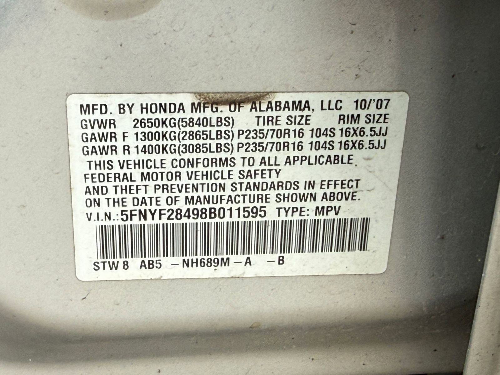 Used 2008 Honda Pilot EX image 18