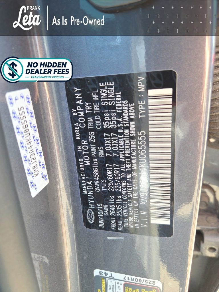 Used 2019 Hyundai Tucson SE FWD image 25