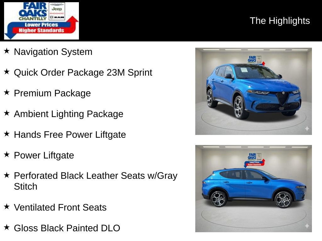 Used 2025 Alfa Romeo Tonale w/ Premium Package AWD/4WD image 2