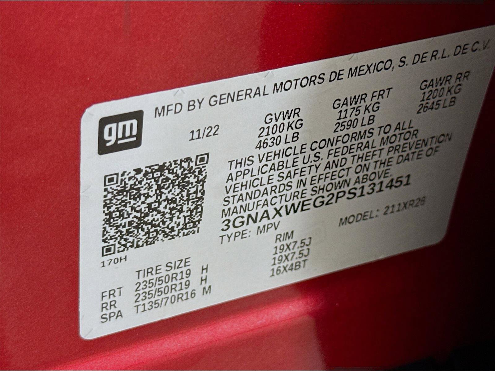 Used 2023 Chevrolet Equinox RS AWD/4WD image 32