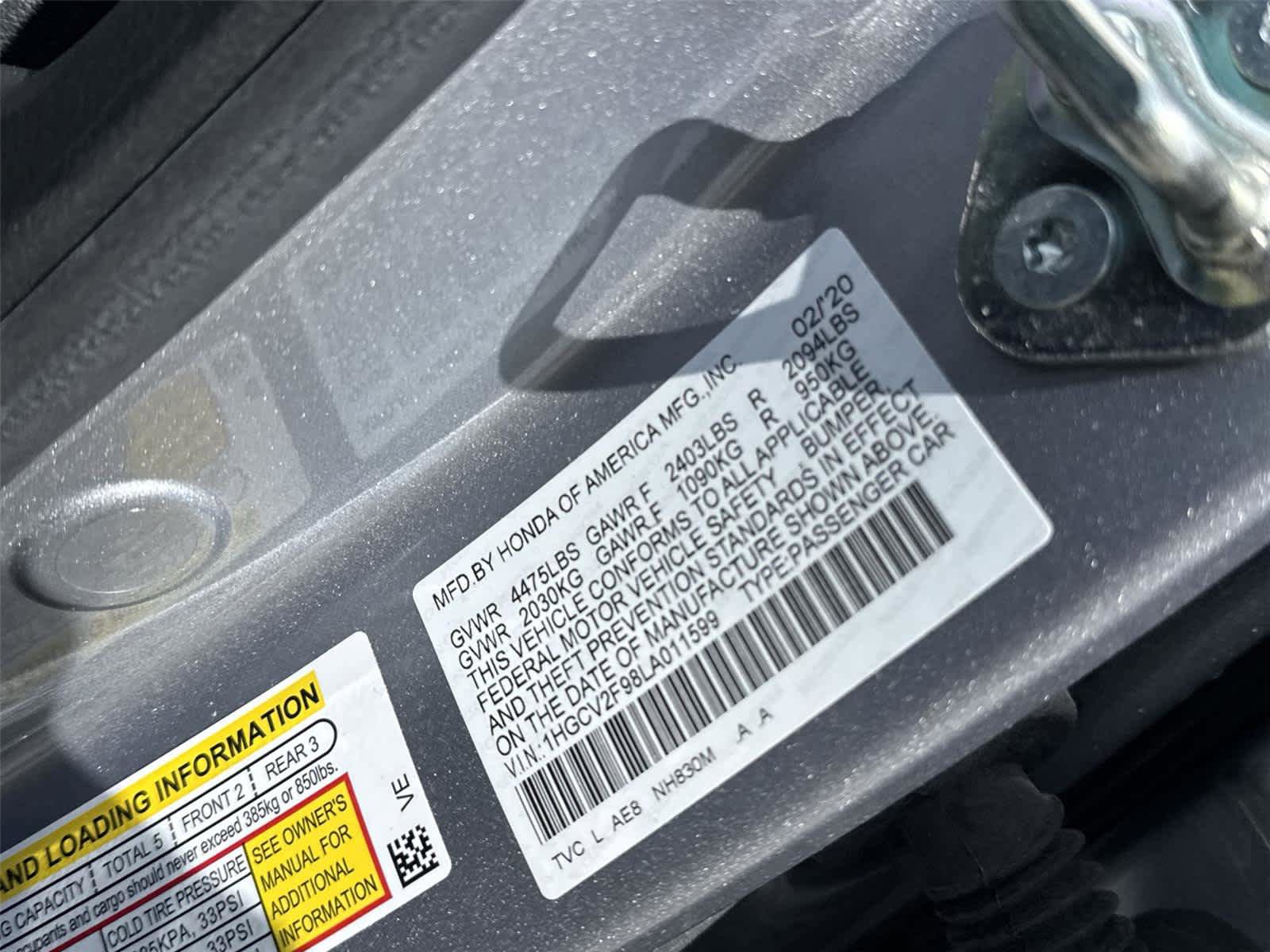 Used 2020 Honda Accord Touring image 32