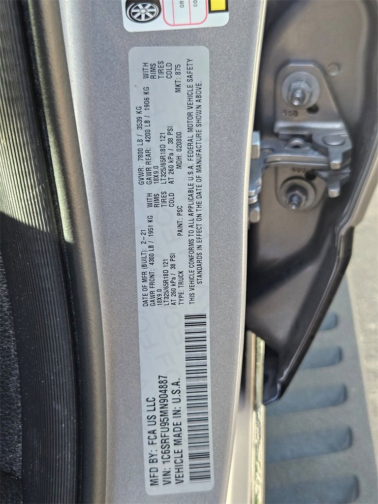 Used 2021 RAM 1500 TRX w/ TRX Level 2 Equipment Group image 39