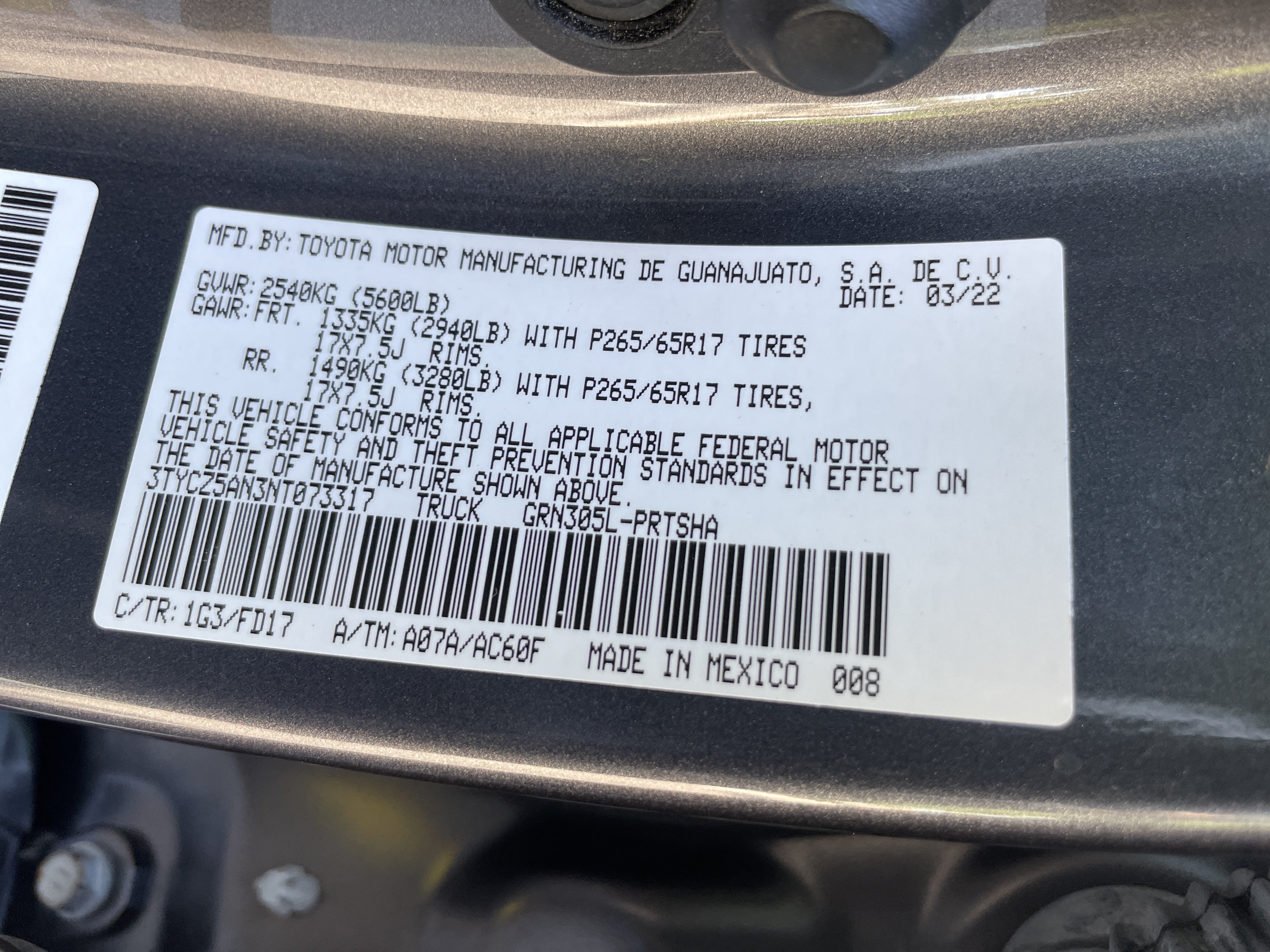 Used 2022 Toyota Tacoma TRD Sport w/ Technology Package AWD/4WD image 33