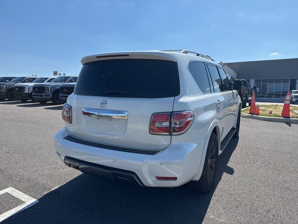 Used 2019 Nissan Armada Platinum w/ Captain's Chairs Package RWD image 2