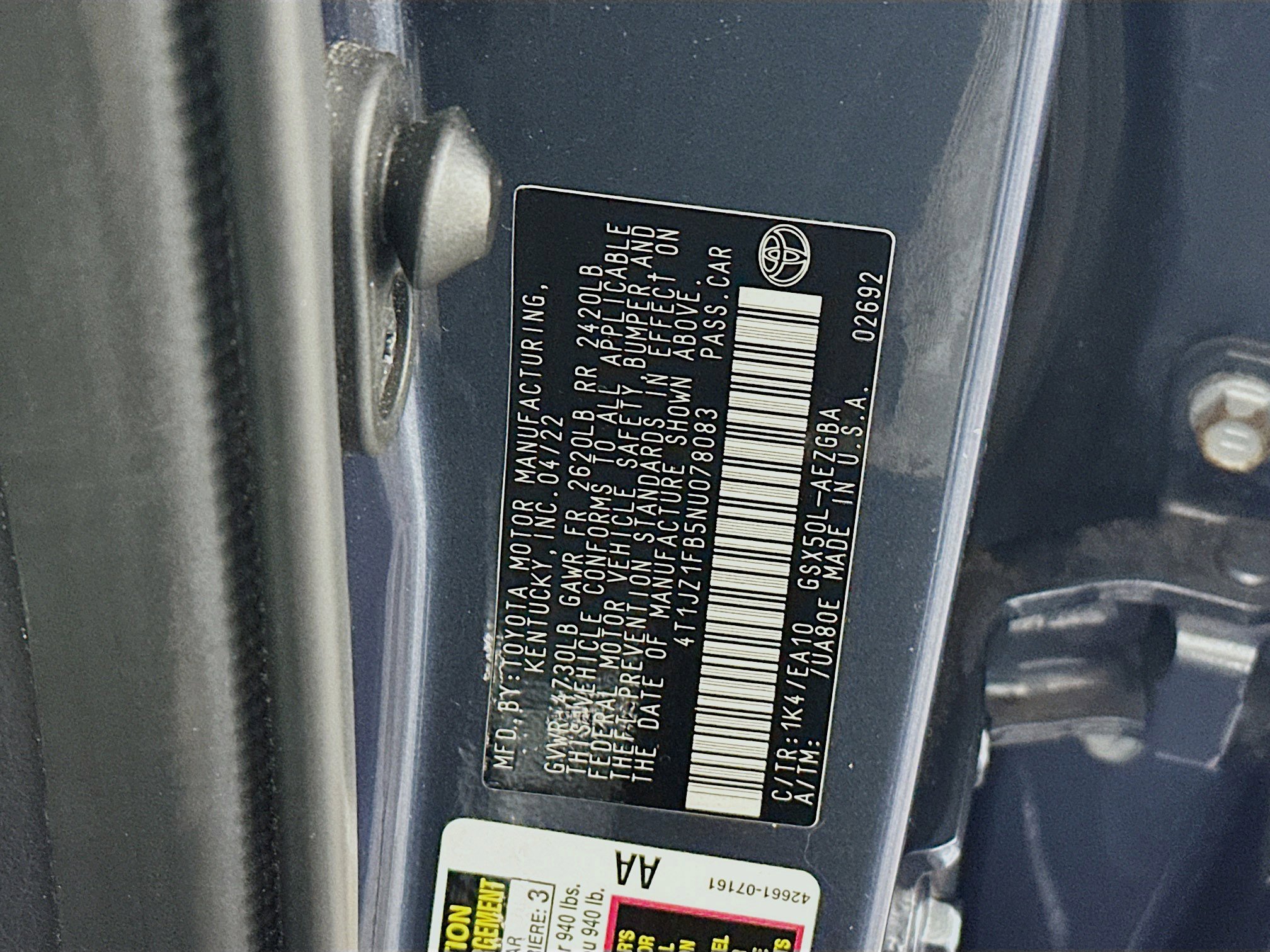 Used 2022 Toyota Avalon XLE image 12