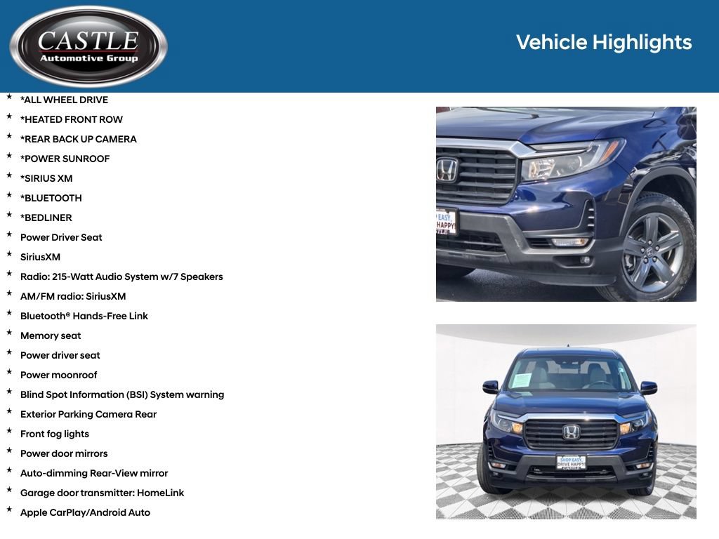 Used 2023 Honda Ridgeline RTL image 3