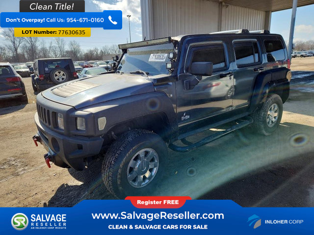Used 2009 HUMMER H3 4dr Sport w/ Chrome Appearance Package image 1
