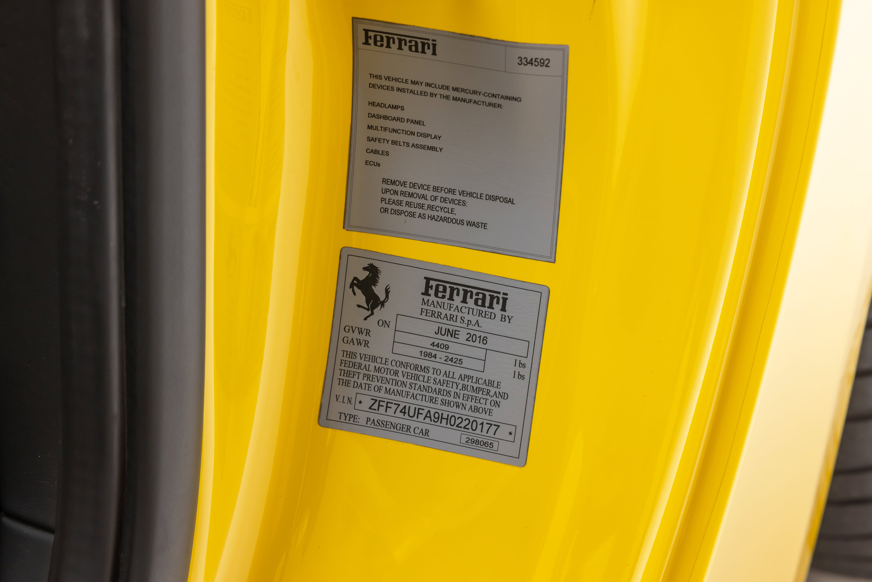Certified 2017 Ferrari F12 Berlinetta RWD image 56