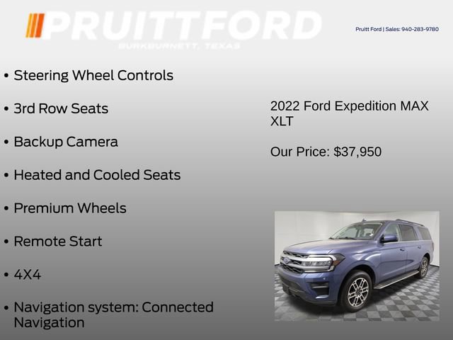 Used 2022 Ford Expedition Max XLT AWD/4WD image 25