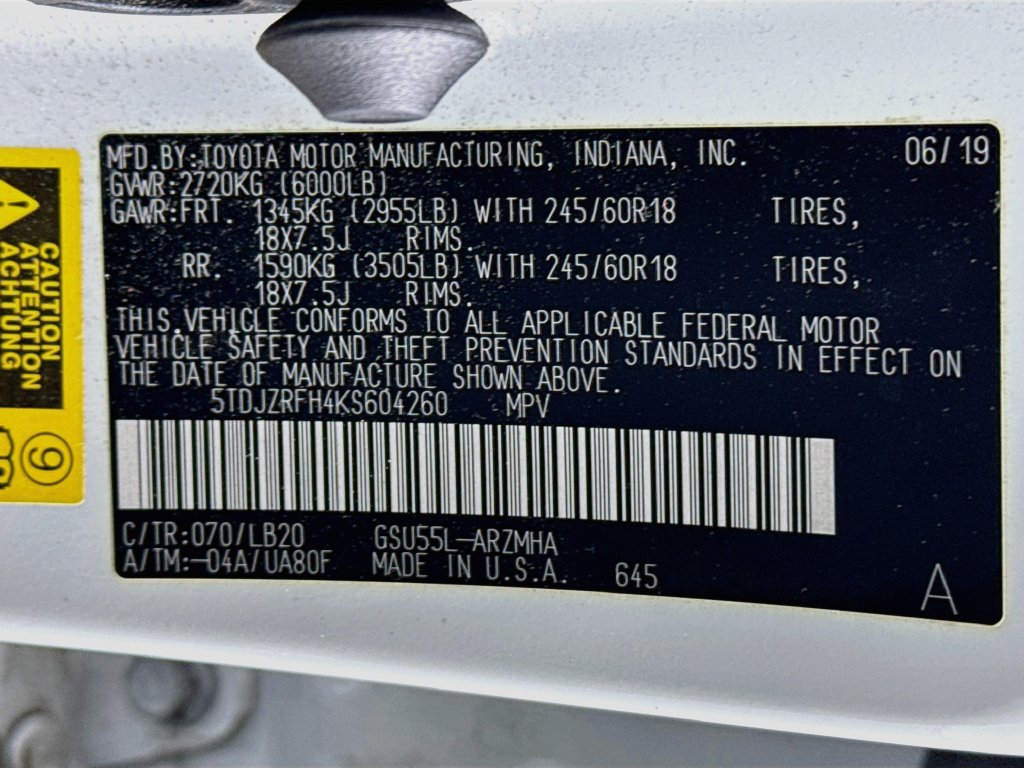 Used 2019 Toyota Highlander XLE AWD/4WD image 34