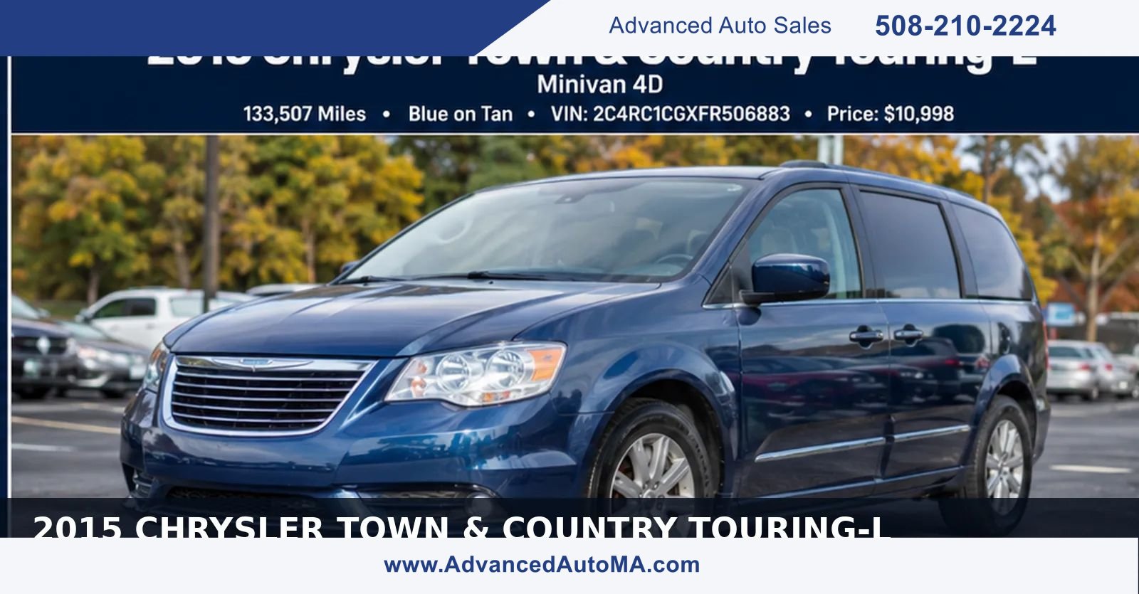 Used 2015 Chrysler Town & Country Touring-L w/ Driver Convenience Group FWD image 1