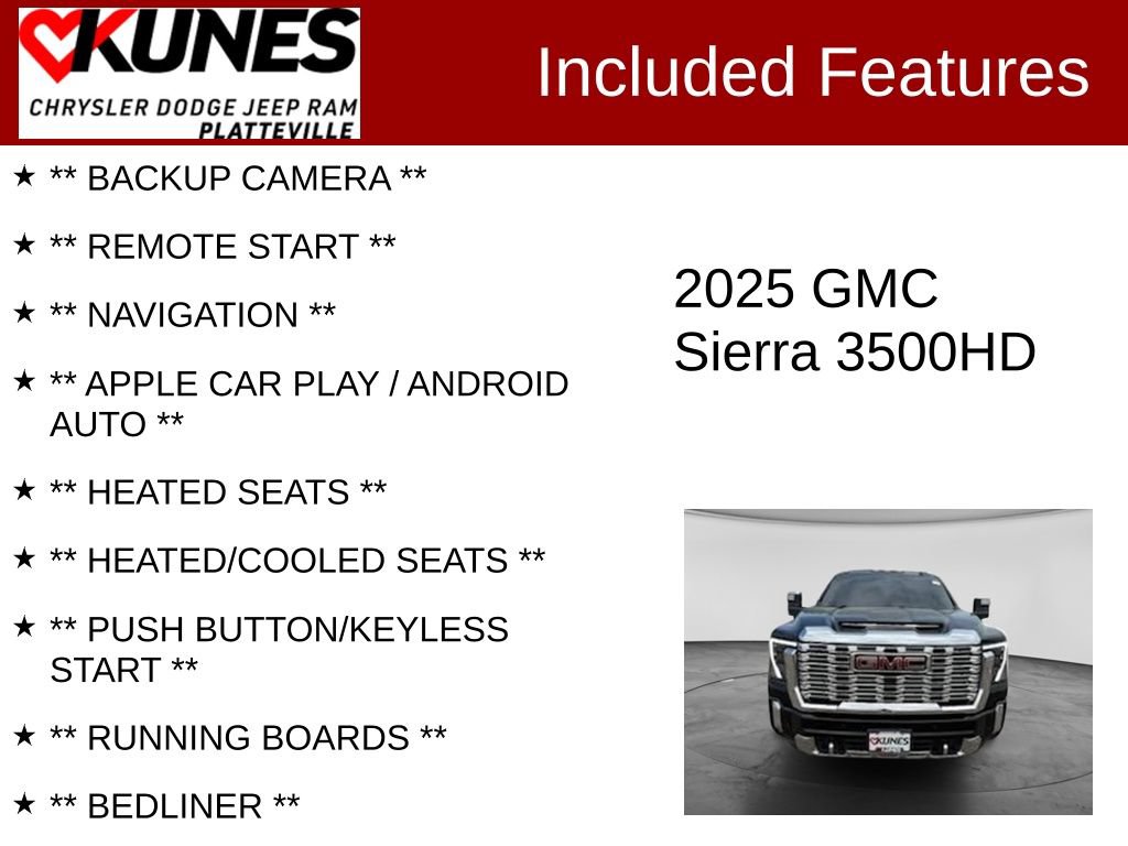 Used 2025 GMC Sierra 3500 Denali AWD/4WD image 2