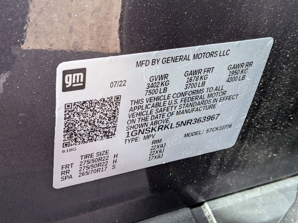 Used 2022 Chevrolet Tahoe RST w/ Sport Performance Package image 27