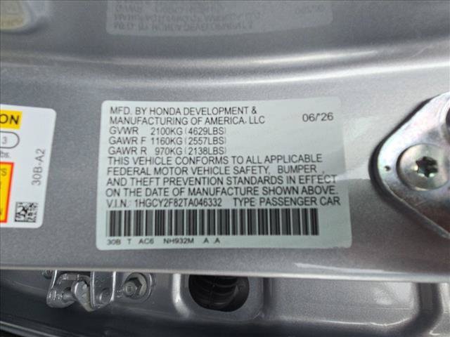 New 2026 Honda Accord Touring image 18