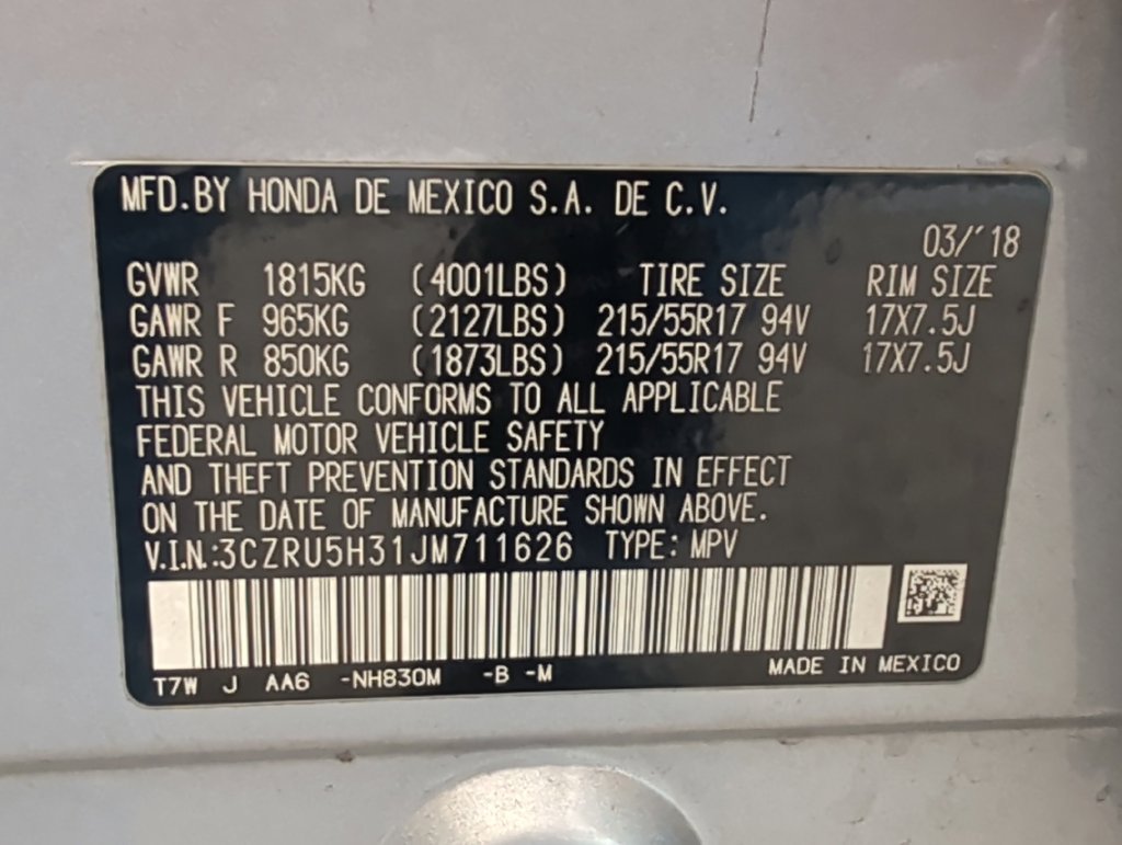 Used 2018 Honda HR-V LX image 35