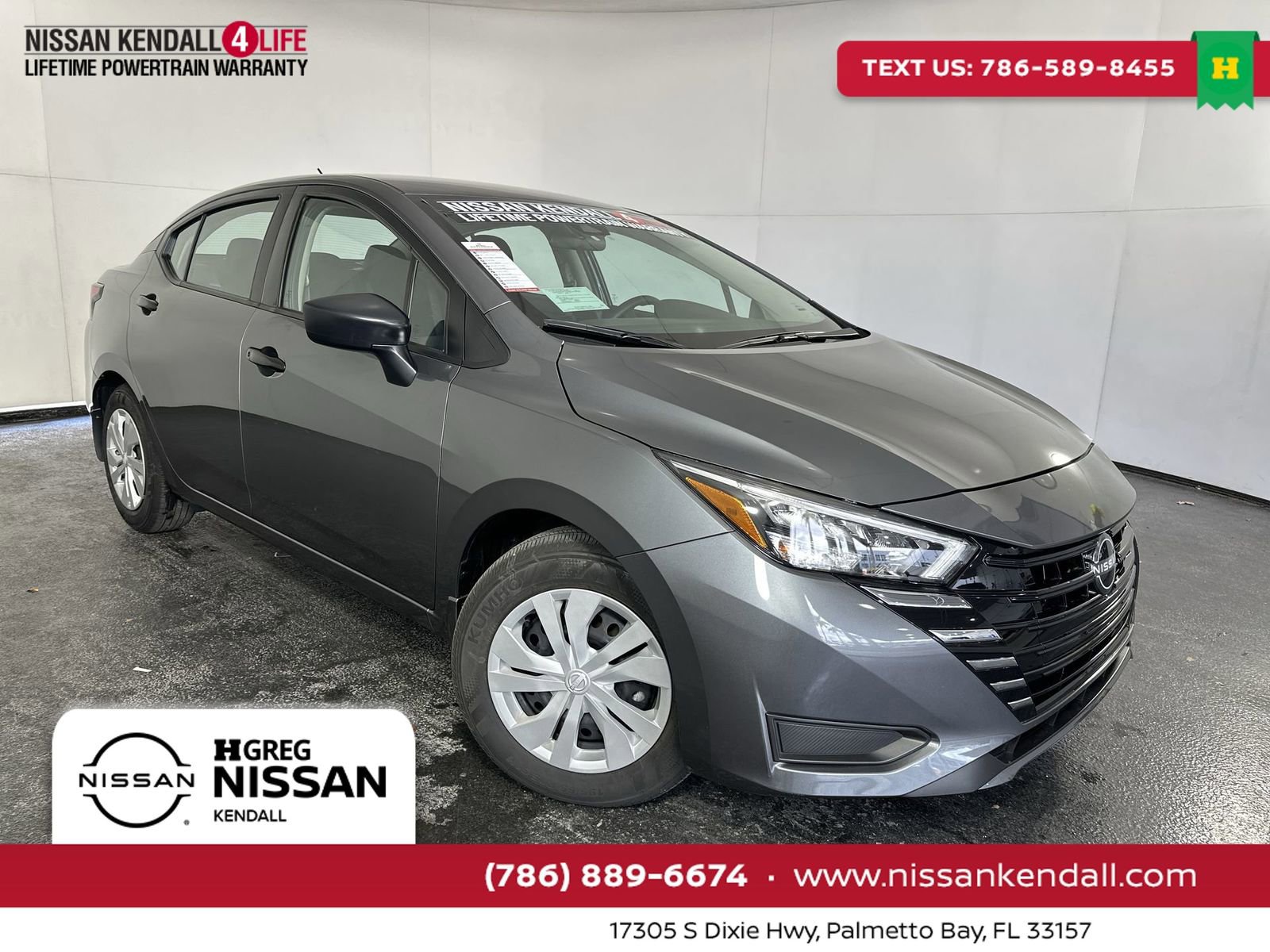 Certified 2025 Nissan Versa S w/ Trunk Package image 1