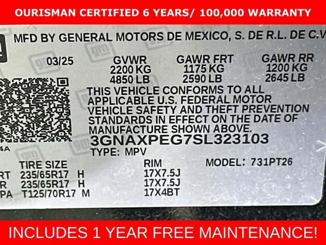 Used 2025 Chevrolet Equinox LT AWD/4WD image 30