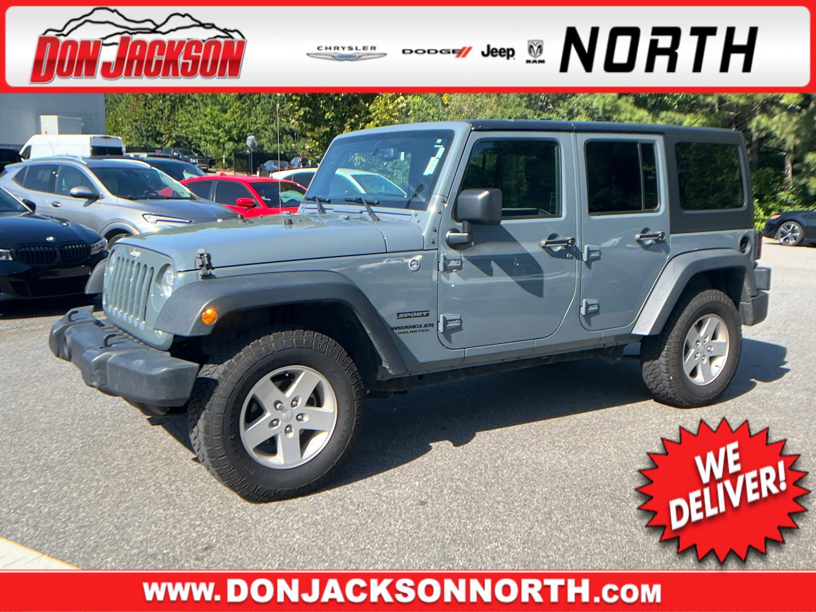 Used 2015 Jeep Wrangler Unlimited Sport w/ Quick Order Package 24S