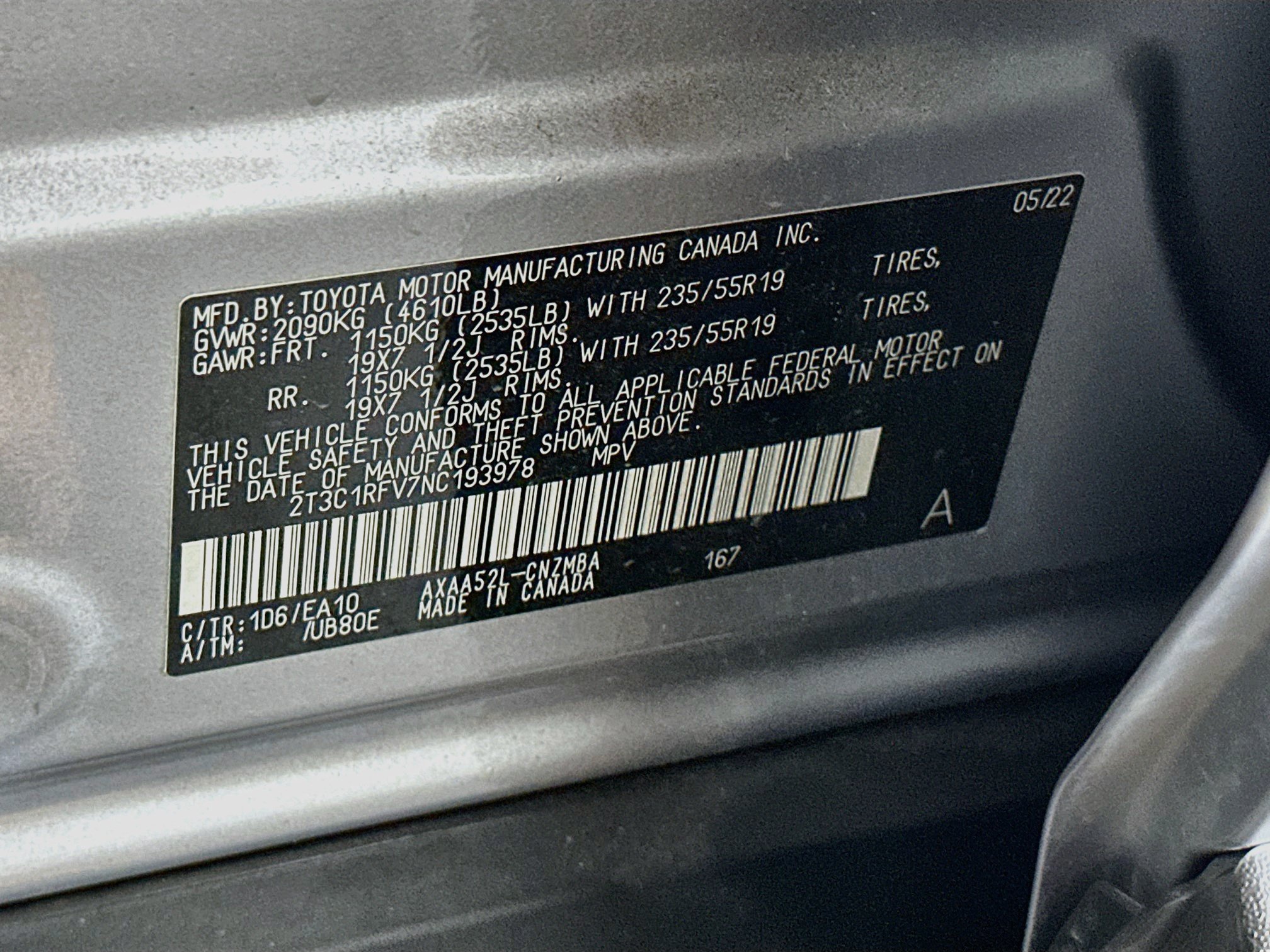 Used 2022 Toyota RAV4 XLE Premium FWD image 12