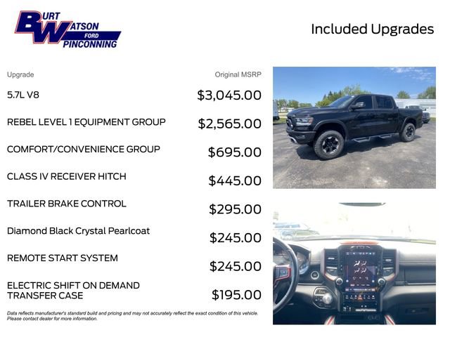 Used 2023 RAM 1500 Rebel w/ Rebel Level 1 Equipment Group AWD/4WD image 3