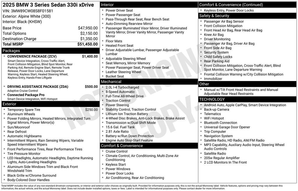 Used 2025 BMW 330i xDrive Sedan image 4