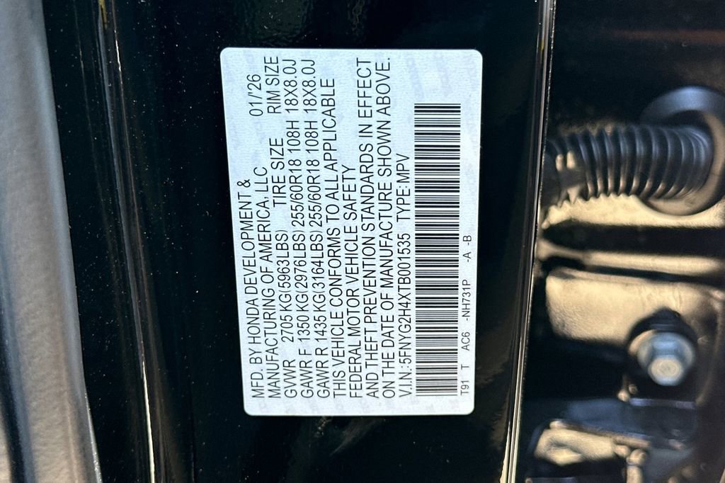 New 2026 Honda Pilot EX-L image 36