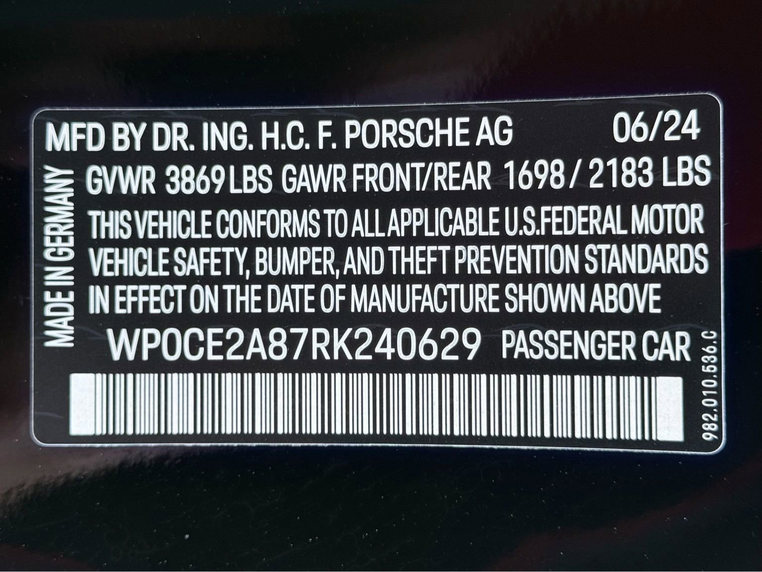 Certified 2024 Porsche 718 Boxster Spyder RS image 36