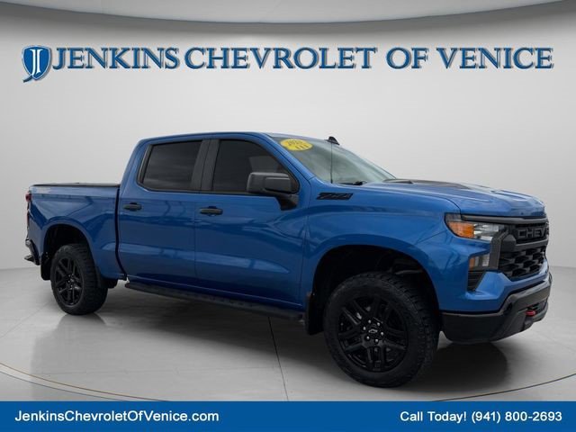 Certified 2023 Chevrolet Silverado 1500 Custom Trail Boss w/ LPO, Dark Essentials Package