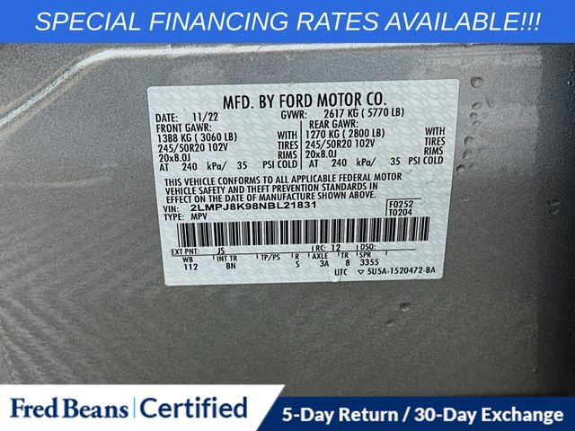 Used 2022 Lincoln Nautilus Reserve image 36