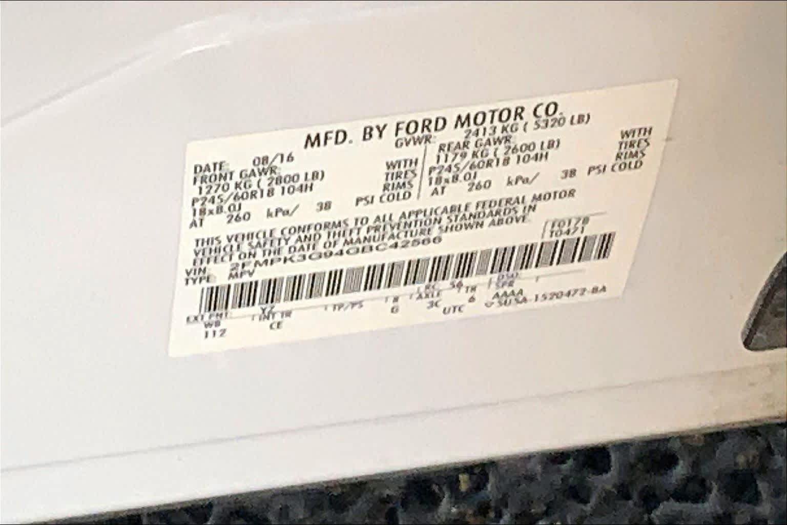 Used 2016 Ford Edge SE FWD image 37